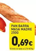 Pan Barra Masa Madre