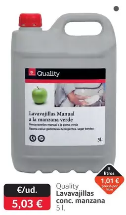 Quality - Lavavajillas Conc. Manzana
