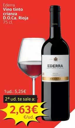 Ederra - Vino Tinto Crianza D.o.ca. Rioja