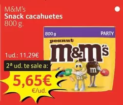 M&M's - Snack Cacahuetes
