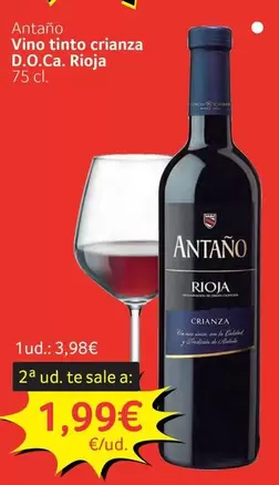 de antaño - Vino Tinto Crianza D.o.ca. Rioja