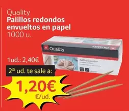 Quality - Palillos Redondos Envueltos En Papel