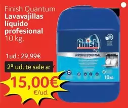 Finish - Quantum Lavavajillas Liquido Profesional