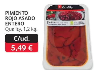 Quality - Pimiento Rojo Asado Entero