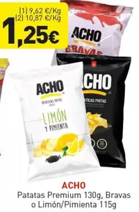 Acho - Patatas Premium, Bravas O Limon/Pimienta
