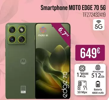Motorola - Smartphone Moto Edge 70 5g