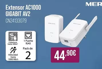 Extensor Ac1000 Gigabit Av2