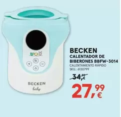 Becken - Calentador De Biberones Bbfw-3014