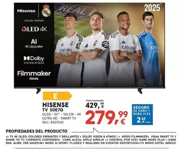 Hisense - Tv 50E7Q