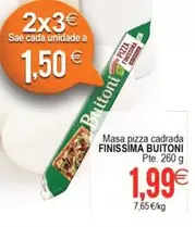 Buitoni - Finissima Masa Pizza Cadrada