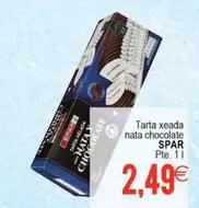 Spar - Tarta Xeada Nata Chocolate