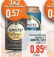 Amstel - Oro Cervexa Torrada Normal/0,0 Lata