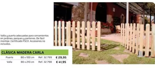 Clásica Madera Carla