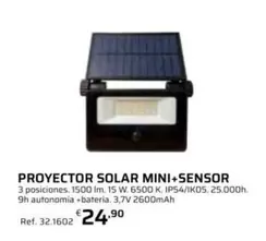 Proyector Solar Mini + Sensor