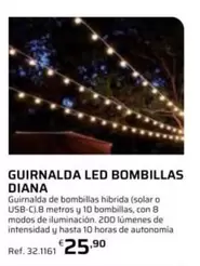 Garza - Guirnalda Led Bombillas Diana