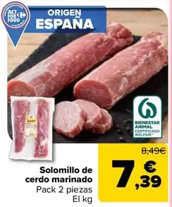 Solomillo De Cerdo Marinado