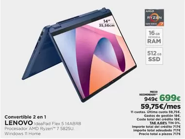 Lenovo - Convertible 2 En 1