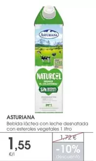 La Asturiana - Bebida Lactea Con Leche Desnatada Con Esteroles Vegetales