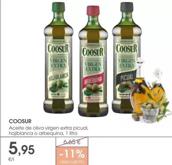 Coosur - Aceite De Oliva Virgen Extra Picual Hojiblanca O Arbequina