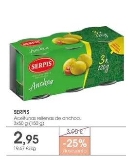 Serpis - Aceitunas Rellenas De Anchoa