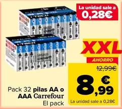 Carrefour - Pilas AA O AAA