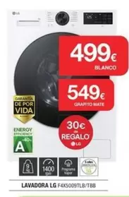 LG - Lavadora F4x5009tlb/tbb