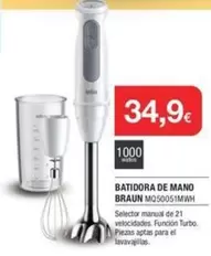 Braun - Batidora De Mano