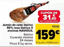 Navidul - Jamón De Cebo Ibérico 50% Raza Ibérica 3 Encinas