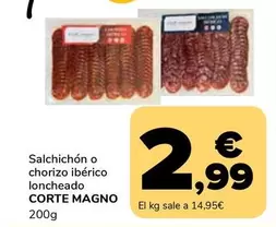 Corte Magno - Salchichon O Iberico Loncheado