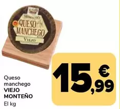 Viejo Monte - Queso Manchego