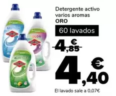 Oro - Detergente Activo