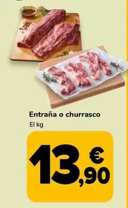 Entrana o churrasco
