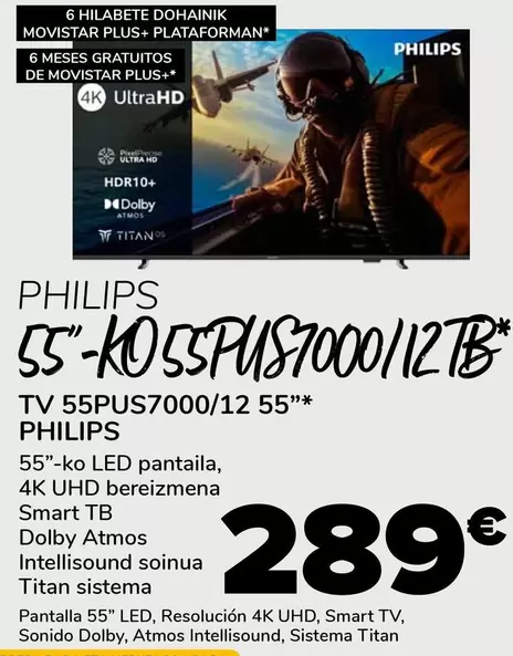 Philips - Tv 5PUS7000/12  55"