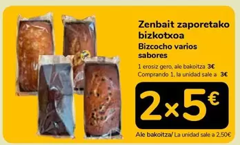 Zenbait Zaporetako Bizkoccho Varios Sabores