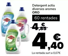 Oro - Detergent Actiu Diverses Aromas