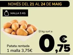 Patata Rentada