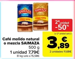 Saimaza - Café Molido Natural O Mezcla 