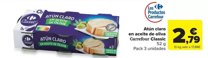 carrefour - Atun Claro En Aceite De Oliva