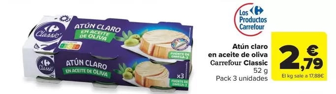 carrefour - Atún Claro En Aceite De Oliva