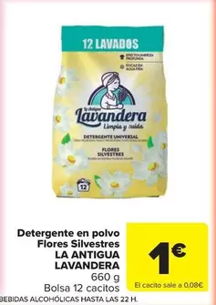 Antigua Usanza - Detergente En Polvo Flores Silvestres