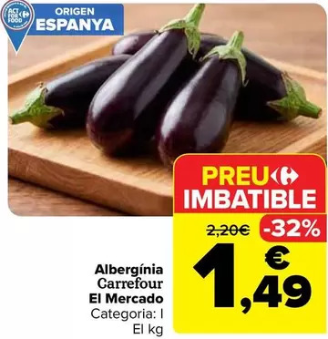 Carrefour El Mercado - Alberginia 