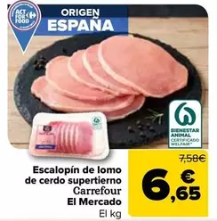 carrefour - Escalopín De Lomo De Cerdo Supertierno El Mercado