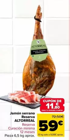 Altorreal - Jamón Serrano Reserva