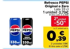 pepsi - Refresco Original O Zero