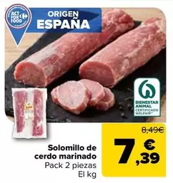 origen - Solomillo De Cerdo Marinado