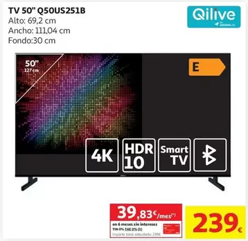 Qilive - Tv 50" Q50US251B