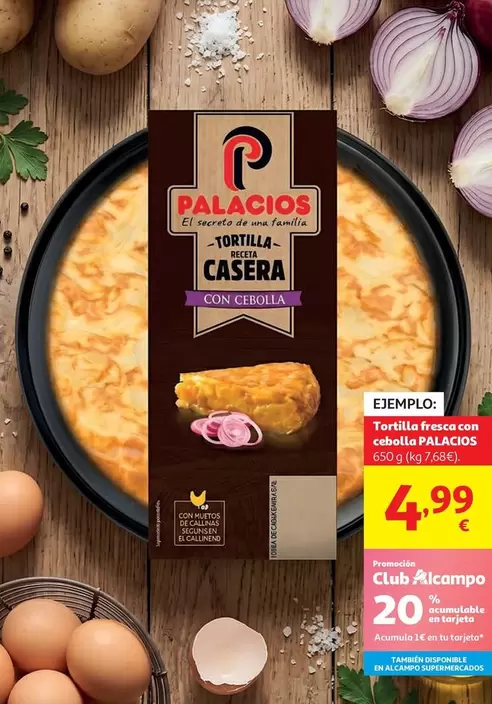 Palacios - Tortilla Fresca Con Gasalina