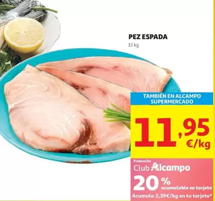 alcampo - Pez Espada