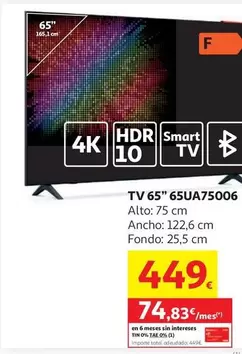 Samsung - Tv 65 65ua75006