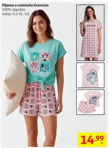 Pijama O Camisola Licencias